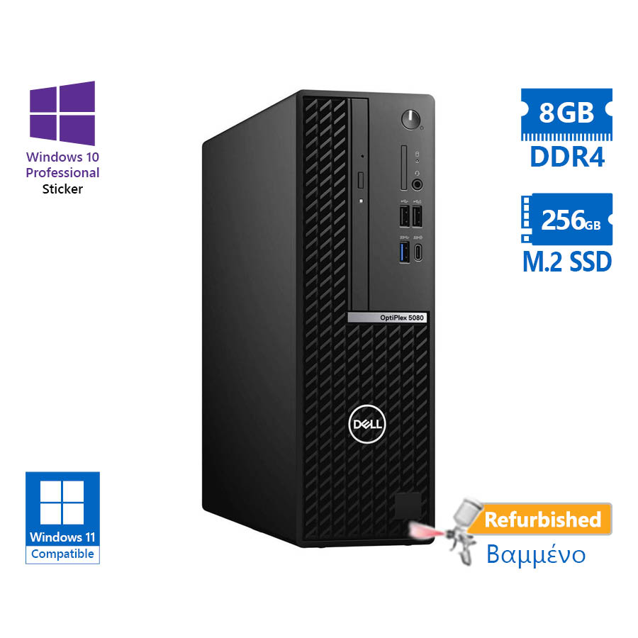 102677_1 Dell 5080 SFF i5-10500/8GB DDR4/256GB M.2 SSD/No ODD/10P Grade A+ Refurbished PC - Image 1