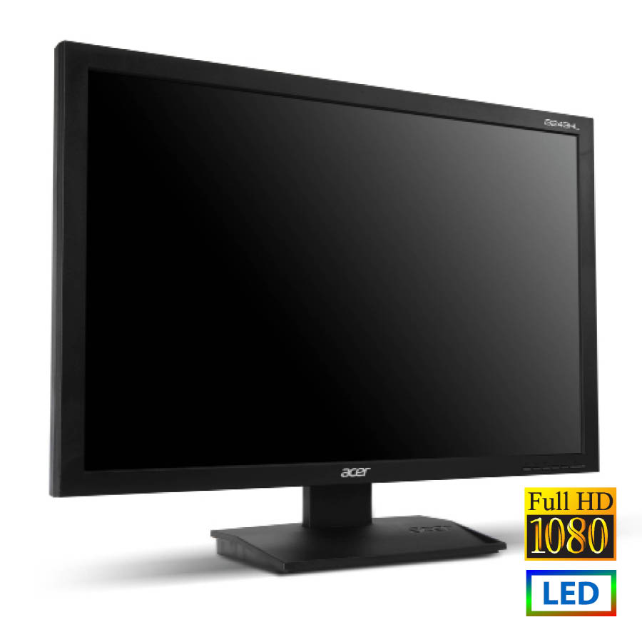 102931_1 Used Monitor B243H LED/Acer/24``FHD/1920x1080/Wide/Black/D-SUB & DVI-D - Image 1