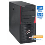 Fujitsu Celsius W530 Tower i5-4670/16GB DDR3/2TB/Nvidia 1GB/DVD/8P Grade A+ Workstation Refurbished