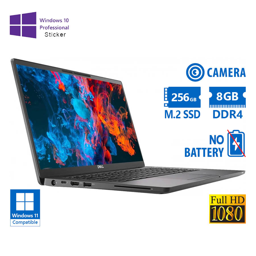 102948_1 Dell (B) Latitude 7400 i5-8365U/14``FHD/8GB DDR4/256GB M.2 SSD/No ODD/Camera/Nο Battery/10P Grade B - Image 1