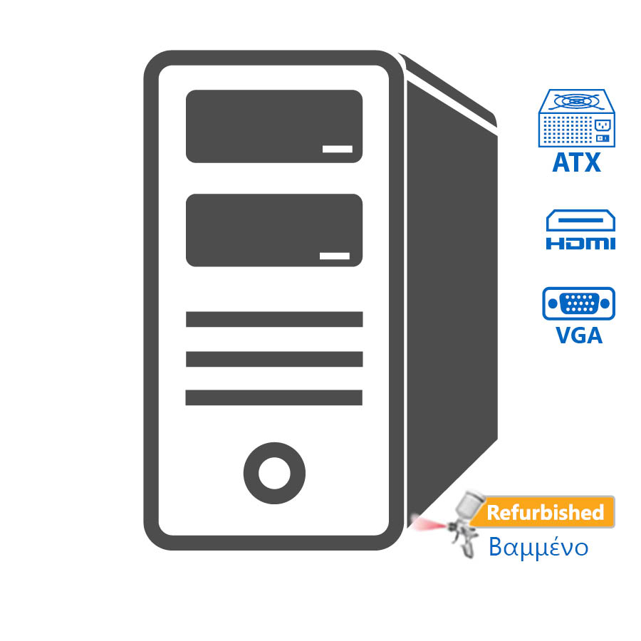 102965_1 OEM Tower i5-4440/4GB DDR3/500GB/DVD/8H Grade A+ Refurbished PC - Image 1