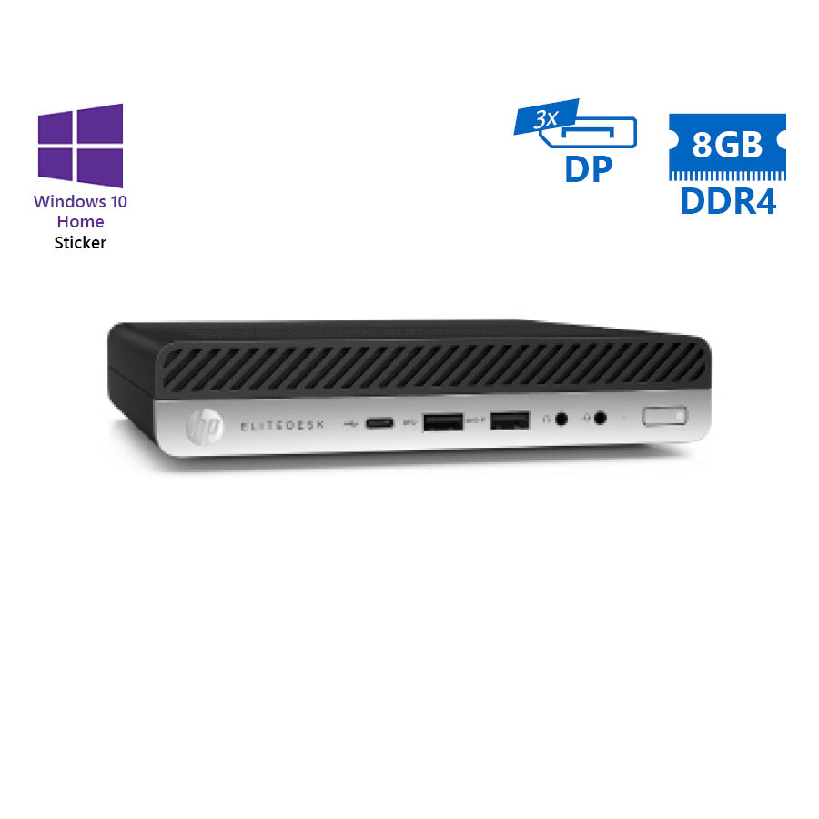 102975_1 HP EliteDesk 800G3 DM i5-6500/8GB DDR4/500GB/No ODD/10H Grade A Refurbished PC - Image 1