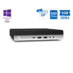 HP EliteDesk 800G3 DM i5-6500/8GB DDR4/512GB M.2 SSD/No ODD/10H Grade A Refurbished PC