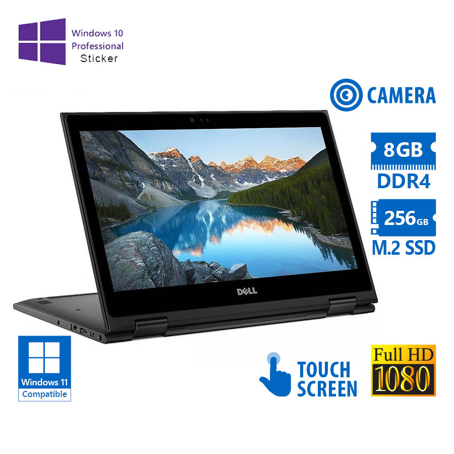 102994_1 Dell Latitude 3390 2-in-1 i3-8130U/13.3``FHD Touchscreen/8GB DDR4/256GB M.2 SSD/No ODD/Camera/10P Gr - Image 1
