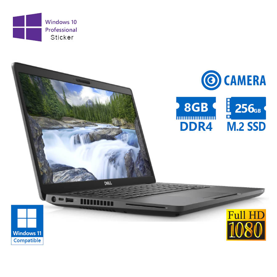 95197_111 Dell (A-) Latitude 5400 i5-8365U/14``FHD/8GB DDR4/256GB M.2 SSD/No ODD/Camera/10P Grade A- Refurbish - Image 1