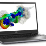 DELL Laptop Precision 7770, Factory Refurbished Grade A, i7-12850HX, 64/512GB SSD, 17.3", Cam, RTX A4500, Windows 11 Pro
