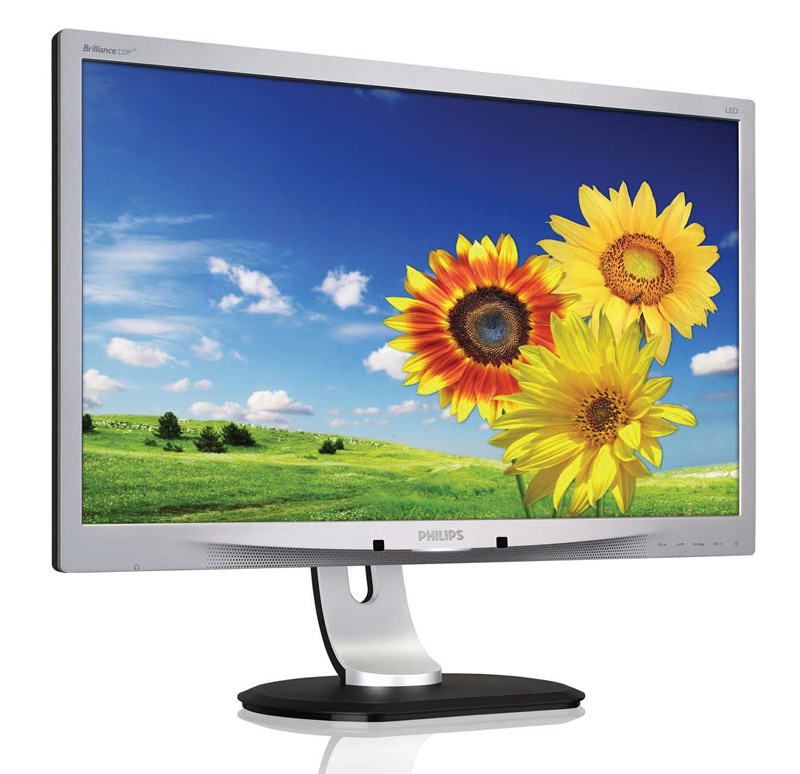 M-241P4QPYES-FQ PHILIPS used οθόνη 241P4QPYES LED, 24" Full HD, VGA/DVI/DisplayPort, Grade B - Image 1
