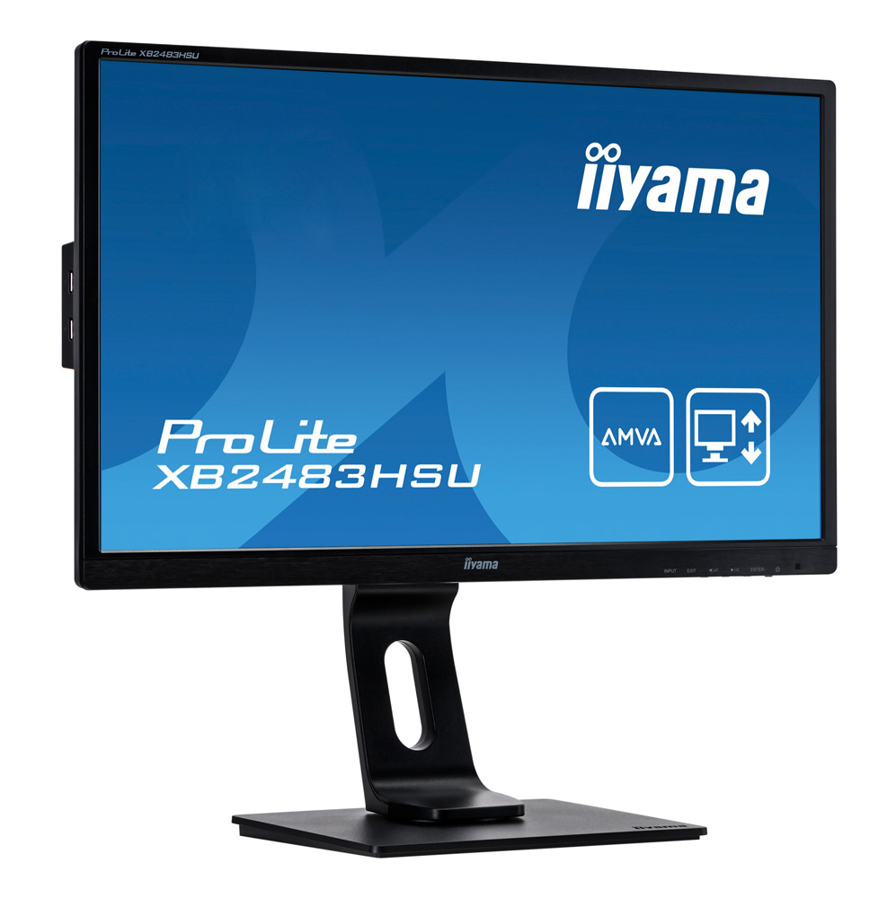 M-XB2483HSU-GA IIYAMA used οθόνη XB2483HSU LED, 23.8", 1920x1080, VGA/HDMI/DisplayPort, Grade A - Image 1