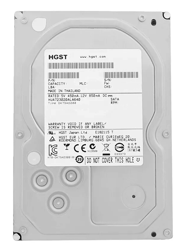 0F22411-FR HITACHI σκληρός δίσκος Exos 5E8 3.5", 3TB, 7200RPM, 64MB, 6Gb/s, Factory Recertified - Image 1