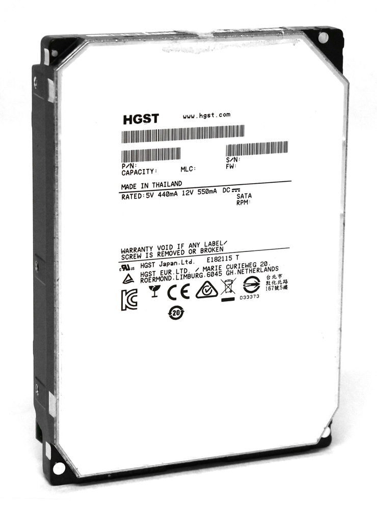 0F23916-FR HGST σκληρός δίσκος Ultrastar He8 3.5", 6TB, 7200RPM, 128MB, 6Gb/s, Factory Recertified - Image 1