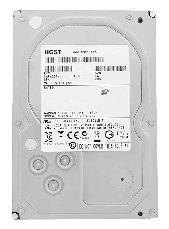 0F26961-FR HGST σκληρός δίσκος Ultrastar 7K6000 3.5", 6TB, 7200RPM, 128MB, 6Gb/s, Factory Recertified - Image 1
