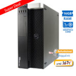 Dell Precision T3610 Tower Xeon E5-1620v2(4-Cores)/16GB DDR3/1TB/Nvidia 1GB/DVD/8P Grade A+ Workstat