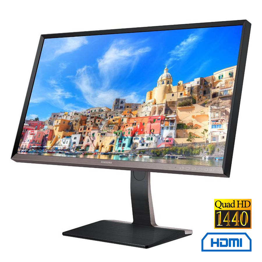 100635_1 Used Monitor S32D850T Q-LED/Samsung/32``QHD/2560x1440/Wide/Black/DVI-D & DP & HDMI & USB 3.0 HUB - Image 1
