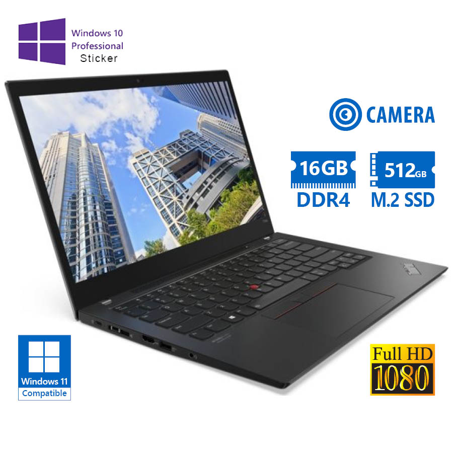 102079_1 Lenovo (A-) ThinkPad T14s Gen 2I i7-1165G7/14”FHD/16GB DDR4/512GB M.2 SSD/No ODD/Camera/10P Grade A- - Image 1