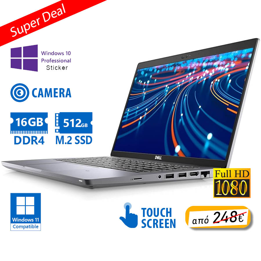 102784_1tt Dell (A-) Latitude 5420 i5-1145G7/14``FHD Touchscreen/16GB DDR4/512GB M.2 SSD/No ODD/Camera/10P Grad - Image 1