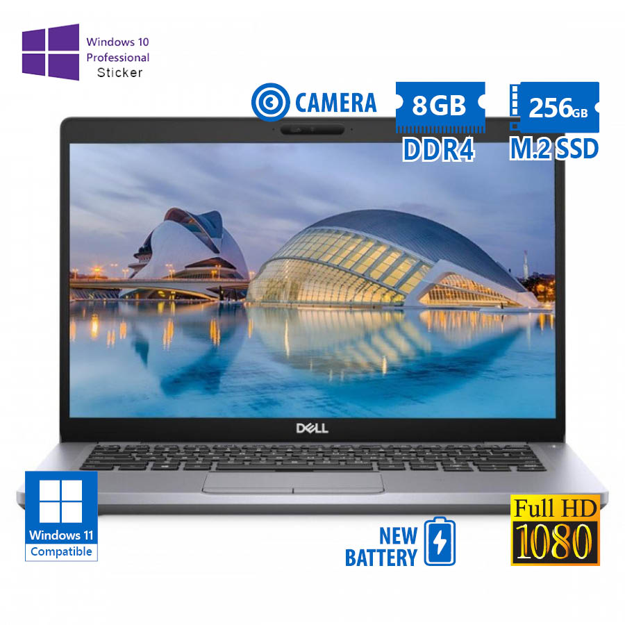 102797_11 Dell Latitude 5410 i5-10310U/14``FHD/8GB DDR4/256GB M.2 SSD/No ODD/Camera/New Battery/10P Grade A Re - Image 1