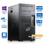 Fujitsu P958 Tower i7-9700/16GB DDR4/512GB M.2 SSD/GeForce GTX 1050 TI (4GB)/DVD/10P Grade A+ Refurb
