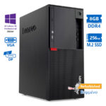 Lenovo M910t Tower i7-6700/8GB DDR4/256GB M.2 SSD/No ODD/10P Grade A+ Refurbished PC