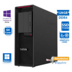 Lenovo ThinkStation P620 Tower AMD Ryzen Threadripper Pro 3995WX(64-Cores)/128GB DDR4/512GB SSD/Nvid