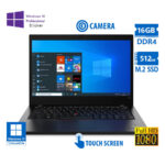 Lenovo (A-) ThinkPad T14 Gen 1 i7-10610U/14``FHD Touchscreen/16GB DDR4/512GB M.2 SSD/No ODD/Camera/1