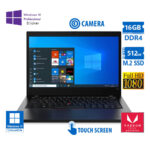 Lenovo (A-) ThinkPad T14 Gen 1 Ryzen 7 Pro 4750U/14”FHD Touchscreen/16GB DDR4/512GB M.2 SSD/w/Radeon