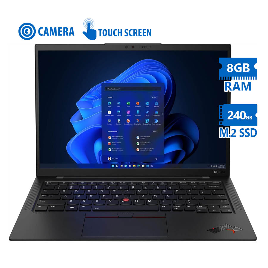 103077_1 Lenovo ThinkPad X1 Carbon i7-3667U/14`` Touchscreen/8GB DDR3/240GB M.2 SSD/No ODD/Camera/8P Grade A - Image 1
