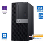 Dell 5060 Tower i5-8500/8GB DDR4/240GB SSD/No ODD/10P Grade A+ Refurbished PC