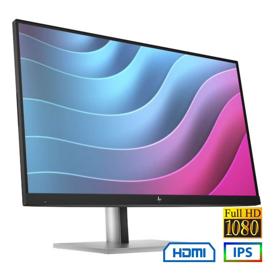 103117_1 Used Monitor E24 G5 IPS LED/HP/24``FHD/1920x1080/Wide/Silver/Black/DP & HDMI & USB 3.0 HUB - Image 1