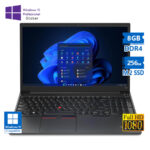 Lenovo (A-) ThinkPad E15 i5-10210U/15.6``FHD/8GB DDR4/256GB M.2 SSD/No ODD/10P Grade A- Refurbished