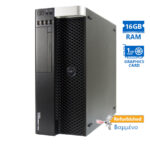 Dell Precision T3610 Tower Xeon E5-1650v2(6-Cores)/16GB DDR3/1TB/Nvidia 1GB/DVD/Grade A+ Workstation
