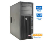 HP Z420 Tower Xeon E5-1603(4-Cores)/16GB DDR3/2TB/Nvidia 1GB/DVD/7Ult Grade A+ Workstation Refurbish