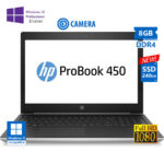 HP ProBook 450 G5 i5-8250U/15.6”FHD/8GB DDR4/240GB SSD New/No ODD/Camera/10P Grade A Refurbished Lap