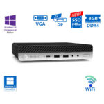 HP ProDesk 600G4 DM WiFi i5-8500T/8GB DDR4/240GB SSD New/No ODD/10P Grade A Refurbished PC