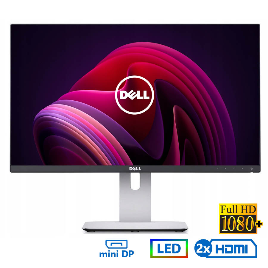 66691_1 Used Monitor U2415 LED/Dell/24``FHD/1920x1200/Wide/Silver/Black/2xHDMI & DP & mini DP & USB 3.0 HUB - Image 1