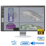 Used Monitor FlexScan EV2785 IPS LED/Eizo/27``Ultra HD 4k/3840x2160/Wide/White/w/Speakers/DP & HDMI