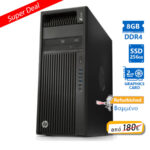 HP Z440 Tower Xeon E5-1620v3(4-Cores)/8GB DDR4/256GB SSD/ATI 2GB/DVD/8P Grade A+ Workstation Refurbi
