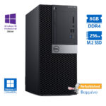 Dell 7060 Tower i5-8500/8GB DDR4/256GB M.2 SSD/DVD/10P Grade A+ Refurbished PC