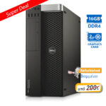 Dell Precision 5810 E5-1620v3(4-Cores)/16GB DDR4/1TB/Nvidia 2GB/DVD/8P Grade A+ Workstation Refurbis