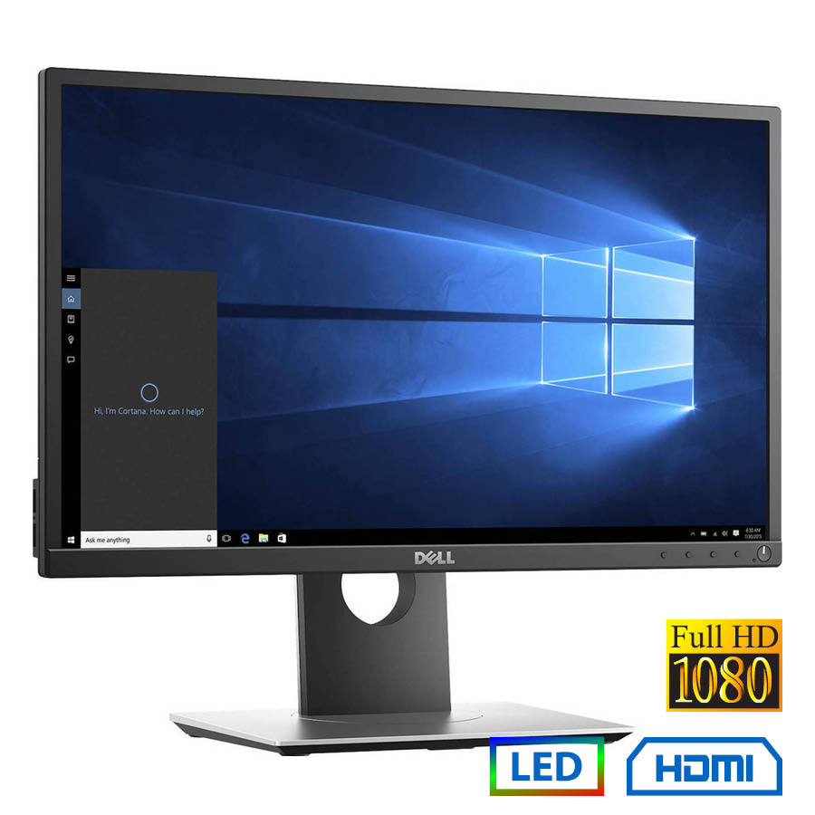 99231_1 Used (A-) Monitor P2217H LED/Dell/22``FHD/1920x1080/Wide/Black/Grade A-/D-SUB & DP & HDMI & USB HUB - Image 1