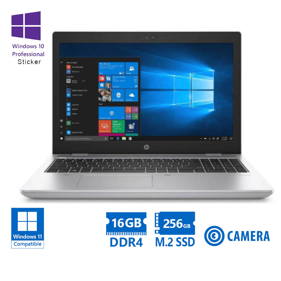 99324_1 HP (A-) ProBook 650 G4 i3-8130U/15.6”/16GB DDR4/256GB M.2 SSD/DVD/Camera/10P Grade A- Refurbished La - Image 1