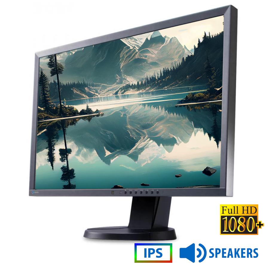 99364_1 Used (A-) Monitor FlexScan EV2436W IPS LED/Eizo/24``FHD/1920x1200/Wide/Black/w/Speakers/Grade A-/D-S - Image 1
