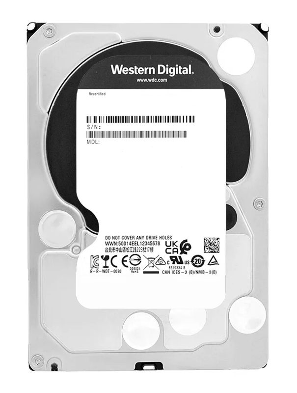 WD50EZRZ-FR WD σκληρός δίσκος Blue 3.5", 5TB, 64MB, 5400RPM, 6Gb/s, Factory Recertified - Image 1