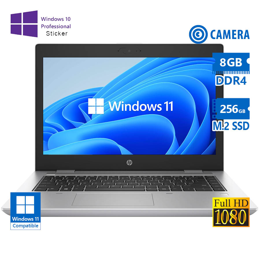 94374_1 HP ProBook 640 G5 i5-8365U/14``FHD/8GB DDR4/256GB M.2 SSD/No ODD/Camera/10P Grade A Refurbished Lapt - Image 1