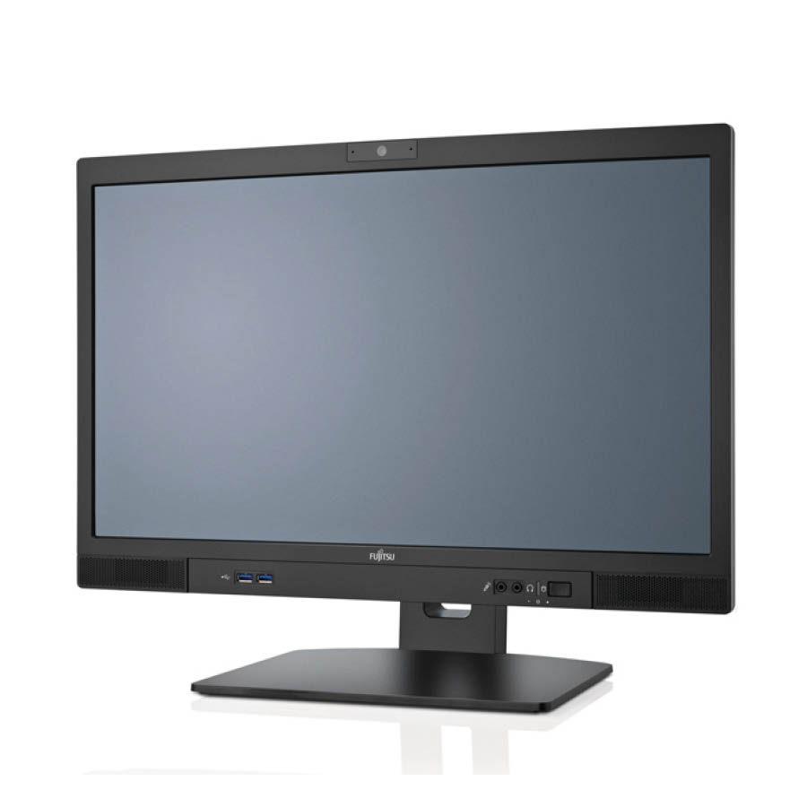 103366_2 Fujitsu (A-) Esprimo K558 AIO w/Monitor 24``FHD/i5-9400T/8GB DDR4/256GB M.2 SSD/DVD/10P Grade A- Ref - Image 1