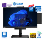 Lenovo ThinkCentre M70q AIO WiFi w/Monitor 24``FHD/i5-10400T/16GB DDR4/240GB SSD New/No ODD/Webcam/1