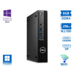 Dell Optiplex 3000 DM WiFi i3-12300T/8GB DDR4/256GB M.2 SSD/No ODD/10P Grade A Refurbished PC