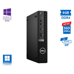 Dell Optiplex 5090 DM i5-10500/8GB DDR4/240GB SSD New/No ODD/10P Grade A Refurbished PC