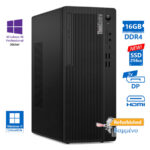 Lenovo M70t Tower i5-10400/16GB DDR4/256GB SSD New/DVD/10P Grade A+ Refurbished PC