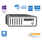 OEM SFF i5-11400/8GB DDR4/256GB SSD/DVD/10P Grade A+ Refurbished PC