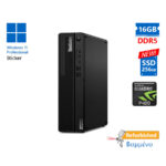 Lenovo M70s Gen5 SFF i5-14400/16GB DDR5/256GB SSD New/Nvidia Quadro P400(2GB)/No ODD/11P Grade A+ Re
